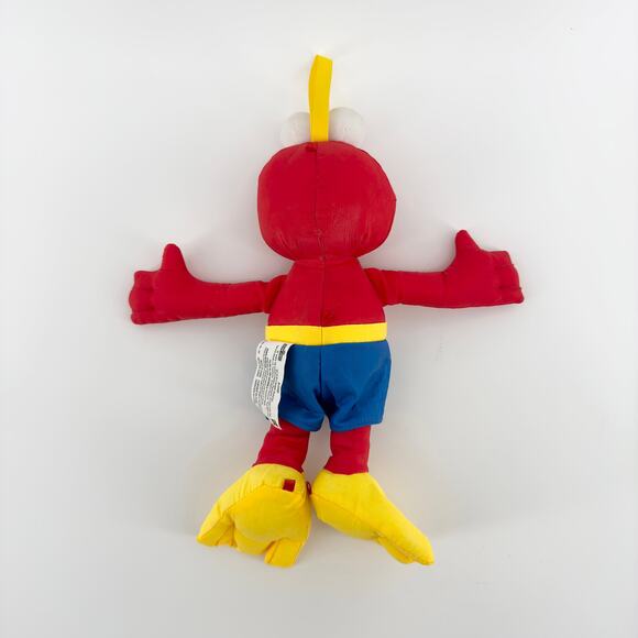 Sesame Street Hasbro Elmo Plush Stuffed Animal Bath Time Toy 11” Snorkel Flipper - Picture 3 of 7